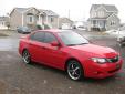 Bail pour Subaru Impreza 2008 Rouge