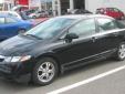 Bail pour Honda Civic 2008 Noir
