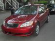Bail pour Toyota Corolla 2008 Rouge