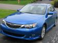 Bail pour Subaru Impreza 2009 Bleu