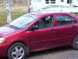 Bail pour Toyota Corolla 2008 Rouge